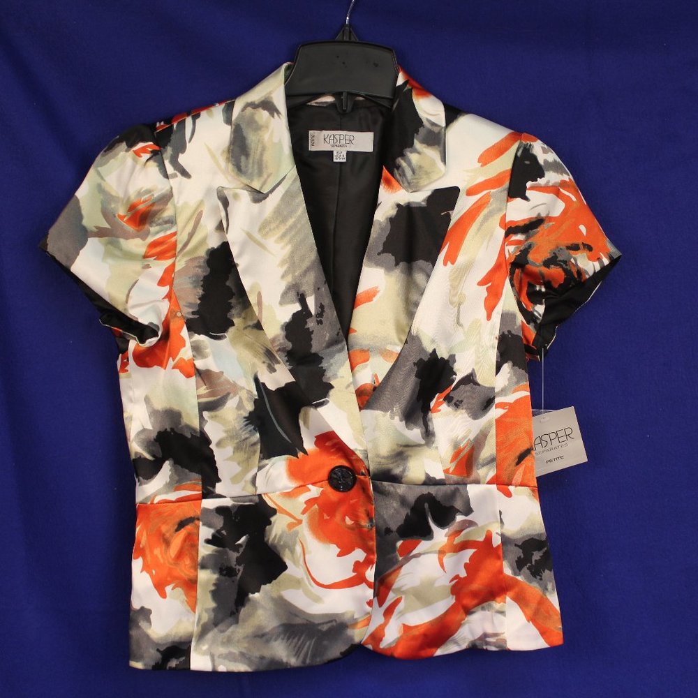 Kaspar Separates Short Sleeve Jacket Size 6P